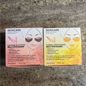 Jelly Eye Masks Set - Pink and Yellow